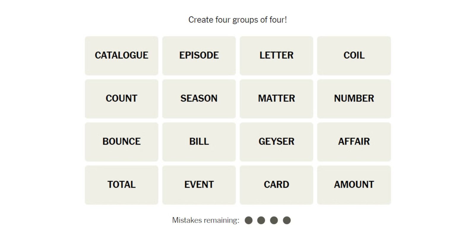 NYT Connections Puzzle #1136: Hints and Solutions for July 21